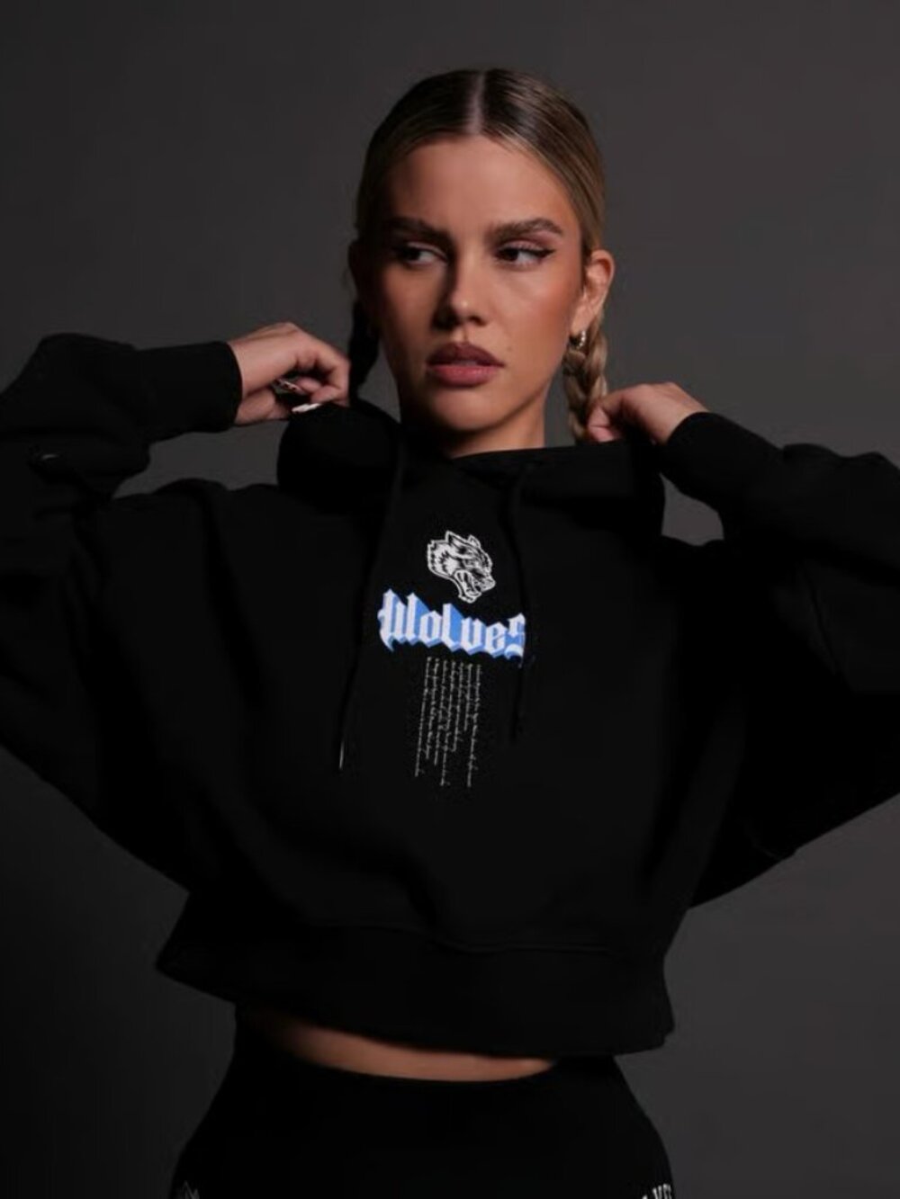 Kikoken Forever "Ava" Hoodie in Black - S